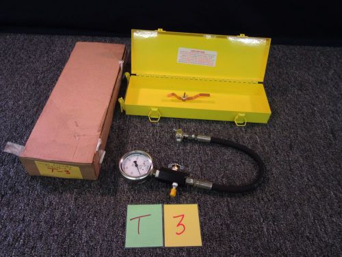 MILITARY PRESSURE TESTER GAGE M8348-A-2 PSI PORTABLE 0-1500 DIAL INDICATOR NEW