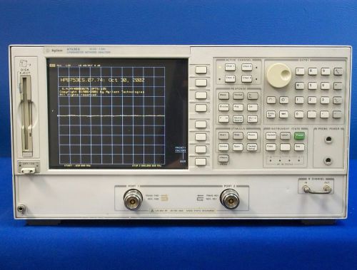 Agilent 8753ES S-parameter Network Analyzer, 30 kHz -3 GHz w/ Option 1D5