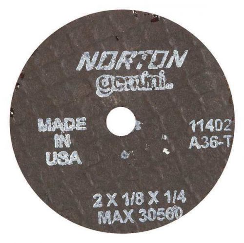 Norton 66243411402 2&#034;X1/8&#034;X1/4&#034; Gemini Freecut Reinforced Wheel