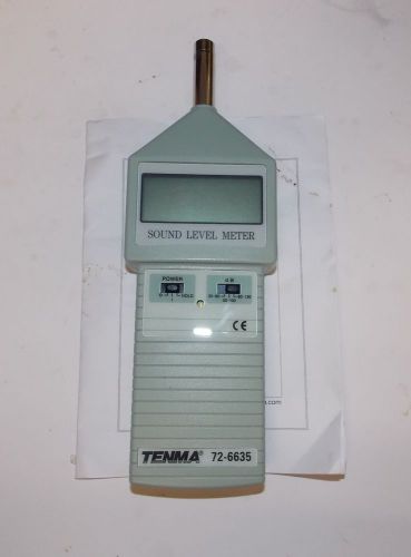 Sound Level Meter 35 To 130Db - Digital Tenma 72-6635