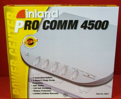 Inland Pro Comm 4500 - Surge Suppressor NEW IN BOX (50) in Stock