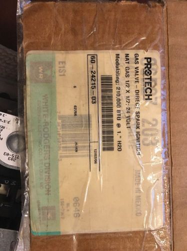 New 36e27 203 white rodgers 60-24215-03 rheem ruud furnace gas valve for sale