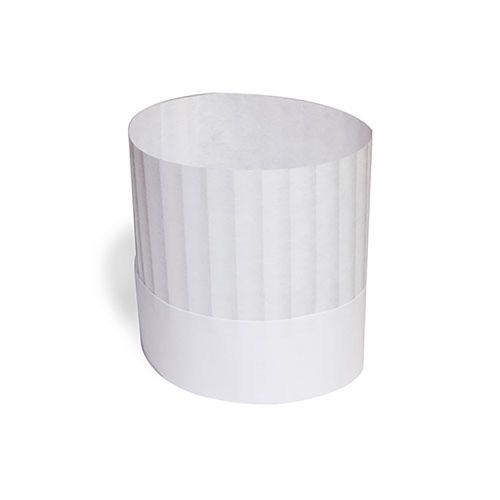 Royal 8&#034; Viscose Shaded Pleated Disposable Chef Hats, Package of 50, VCH8S