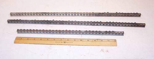 (3) Aluminum neutral ground bars (2) 22 1/2&#034; &amp; (1) 16 1/2&#034; used