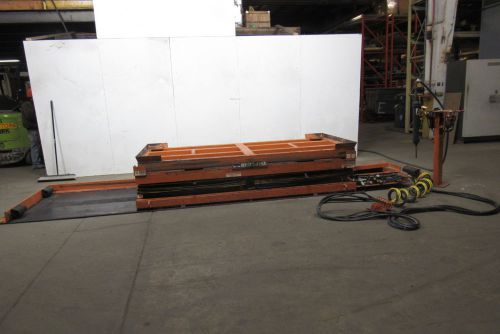 AIRFLOAT SYST. B15-0050 Pneumatic Lift &amp; Shuttle Table 12,000Lb. 111&#034;x50&#034; Top