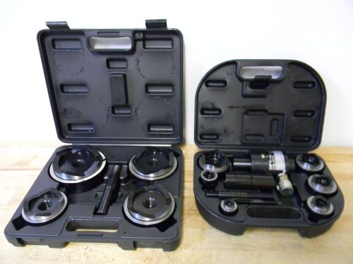 OPT Tools Hydraulic Punch Set 1/2&#034; to 4&#034; Hole Diameter Map-10