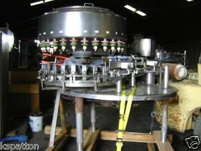 28 Valve Federal / Cemac Bottle Filler, Filling Machine Stainless