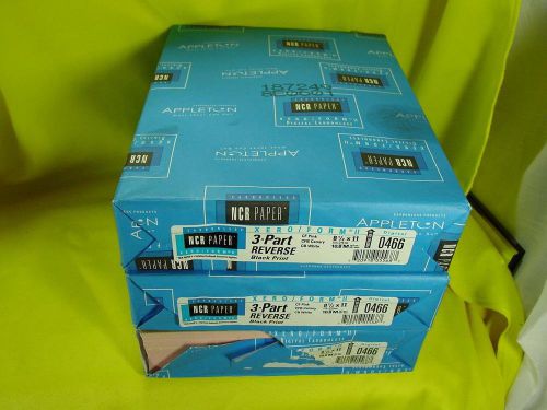NCR Corporation 0466 PreCollated Carbonless Paper 3 Reams 500 each