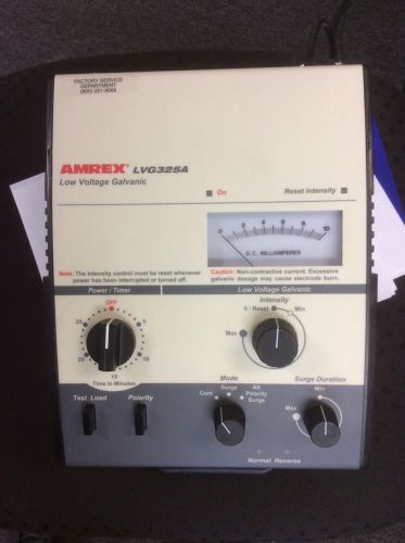 AMREX MUSCLE STIMULATOR LVG325A Galvanic Stimulator