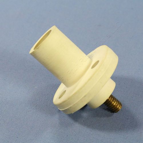 Leviton white 15 series threaded stud cam plug receptacle 125a 600v bulk 15r21-w for sale