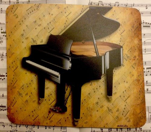 Aimgifts  Mouse Pad Grand Piano Sheet Music Gift NIB
