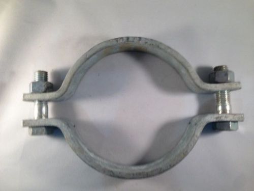 (lot of 7) 6&#034; pipe clamp, galvanized, medium duty, anvil fig. 212 for sale