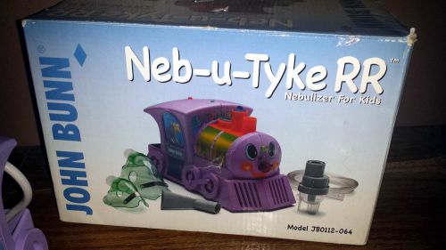John Bunn Pediatric Neb-u-Tyke Train Nebulizer Compressor Asthma Child Purple!