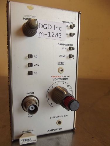 Tektronix 7a16 amplifier-m1283 for sale