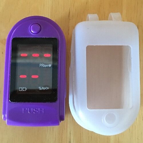 Purple Fingertip Pulse Oximeter Model : 456-PUR