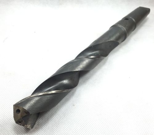 Trw 1-1/8&#034; taper shank drill coolant / oil fed 4mt, 12&#034; oal for sale