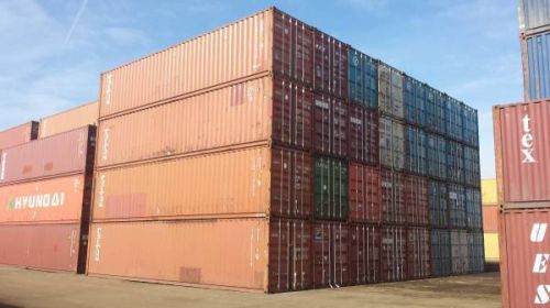 45&#039; high cube shipping/storage container -  dallas, tx depot for sale