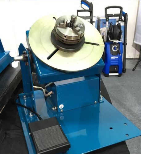 New 2-10rpm 10kg light duty welding turntable positioner with 65mm chuck  m for sale