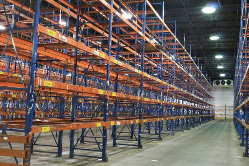 Frazier pallet racks system 19&#039;x36&#034; w/ 92&#034;x4&#034; beams - see details for sale