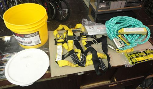 Qual-craft roof top safety kit 00815-qc 50ft line/universal harness/anchor for sale