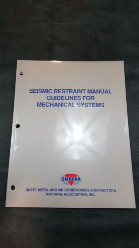 Sheet Metal SMACNA Seismic Restraint Manual Guide for Mechanical System 1st Ed