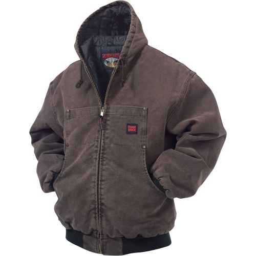 Tough Duck Washed Hooded Bomber-M Chestnut #51231BCHESTNUTM