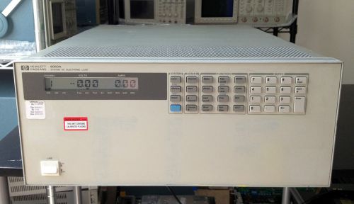 Agilent/HP 6050A 1800W Electronic Load Mainframe + 1 60501A 150W Load, Tested.