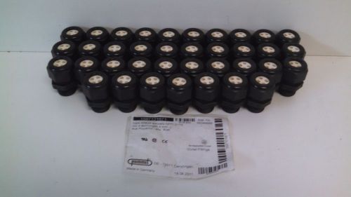 LOT (37) NEW OLD STOCK! HUMMEL NPT1/2&#034;/16 4MM CABLE GLANDS 1597121871