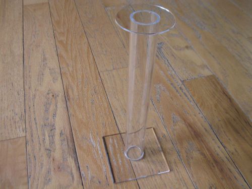 9&#034; Clear Acrylic WW2 WW1 &amp; Civil War Hat Helmet Cap kepi stand