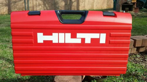Hilti empty case and instruction manual for TE 1000-AVR jack hammer New