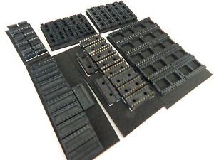 10 PIECES EACH 8,14,16,18,20,24 PIN DIP IC SOCKETS - USA SELLER FAST SHIPPING