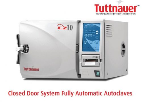 New tuttnauer sterilizer ez10p 2540eap fully automatic printer 3 year warranty for sale