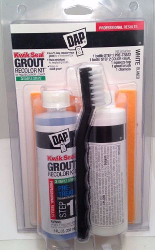 Kwik seal grout recolor kit white- new for sale