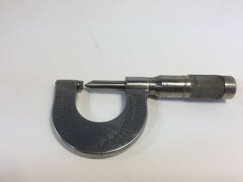 Vintage brown and sharpe thread micrometer mic mike machinist tool for sale