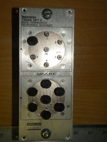 Tektronix Back Terminated Microwave Scanner TSS46 OPT2