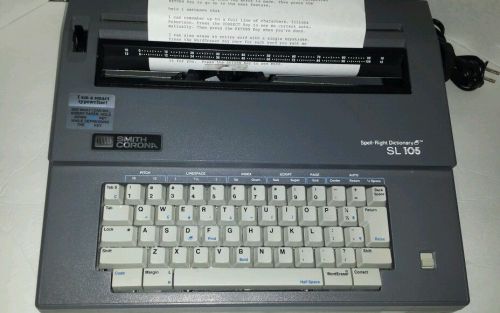 Smith Corona Electric Typewriter Model SL105