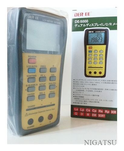 NEW DER EE DE-5000 High Accuracy Handheld LCR Meter JAPAN