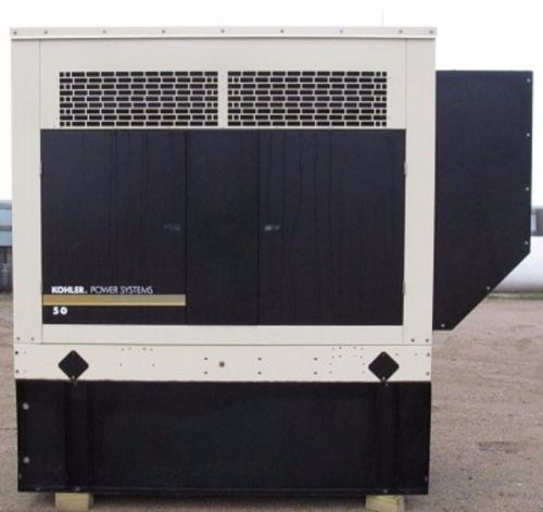 55kw kohler / john deere diesel generator / genset - yr. 2005 - load bank tested for sale