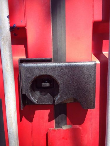 Shipping container puck lock box - container security  free puck lock &amp; shipping for sale