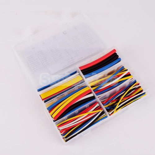 180PCS 2:1 9cm Assorted Heat Shrinkable Tubing Wire Cable Sleeve 1.6-9.5mm