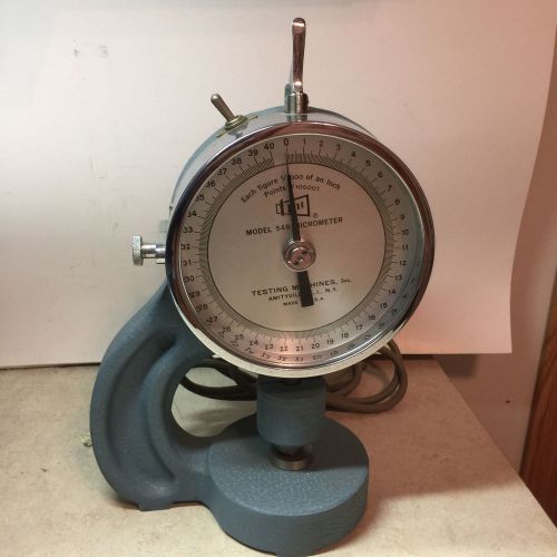 NICE TMI MODEL 549 MICROMETER TESTING MACHINES INC. EXCELLENT CONDITION