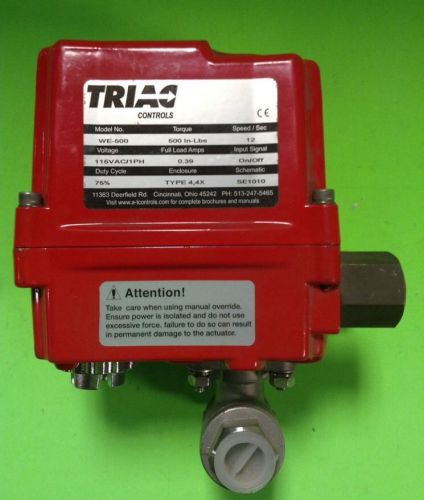 TRIAC CONTROLS ELECTRIC ACTUATOR WE-500 SERIES NEW