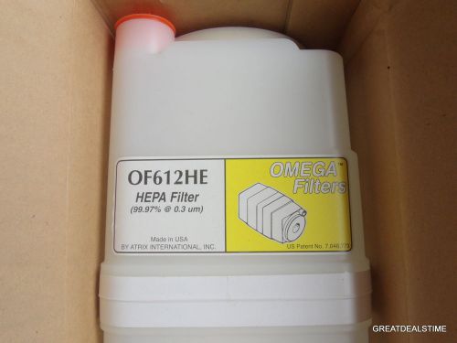 Atrix Omega OF612HE Vacuum Hepa Filter Cartridge Gallon .3 Micron  New in Box