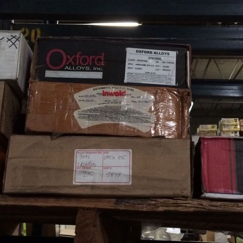 Oxford alloys 309/309l stainless steel .035&#034; 33lbs spool mig wire new!! for sale