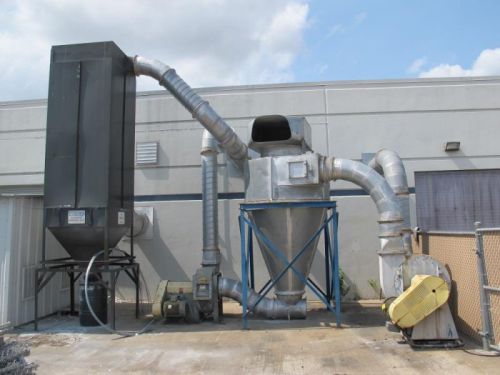 Cyclone Unit/Dust Collection System w/ 60 hp blower