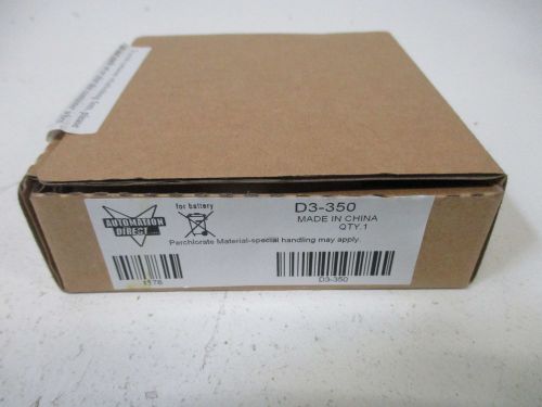 AUTOMATION DIRECT D3-350 INPUT MODULE *FACTORY SEALED*