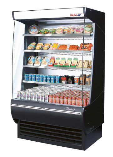 Turbo air tom-36-dx 36&#034; open display merchandiser case refrigerated vertical for sale