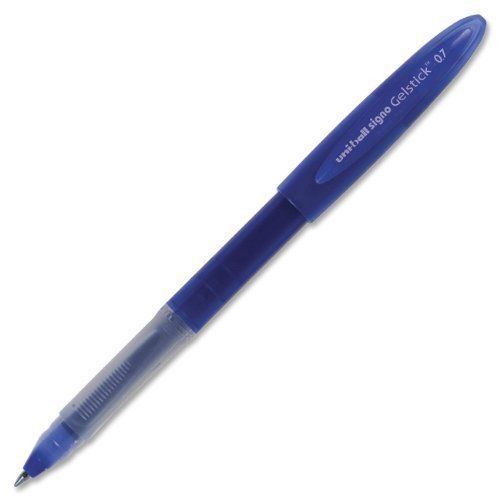 Uni-ball uni-ball Gelstick Medium Point Gel Ink Pens, 12 Blue Ink Pens (69055)