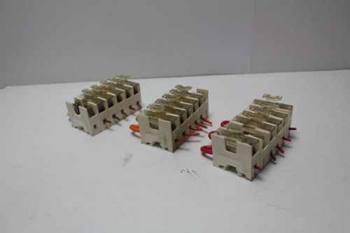 Ideal 89-200 Fuse Terminal Block 30 Amp 600V ( Lot of 18 ) Used