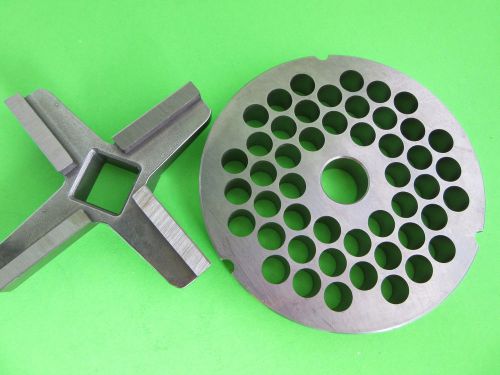 #52 with 12.0 mm holes meat grinder disc plate and knife for biro berkel hobart for sale